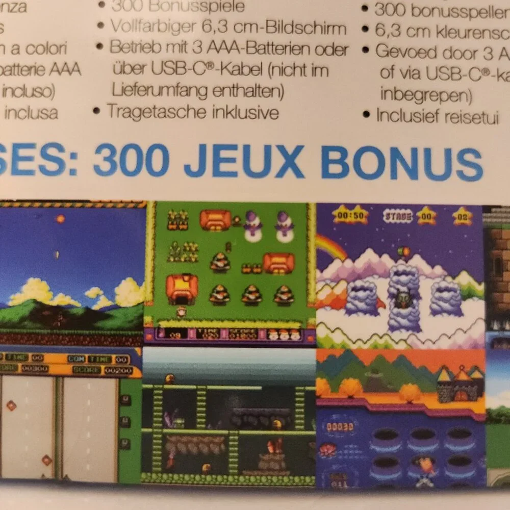 TETRIS Go Gamer with 300 Bonus Games and Travel Case Portable take with game NIB